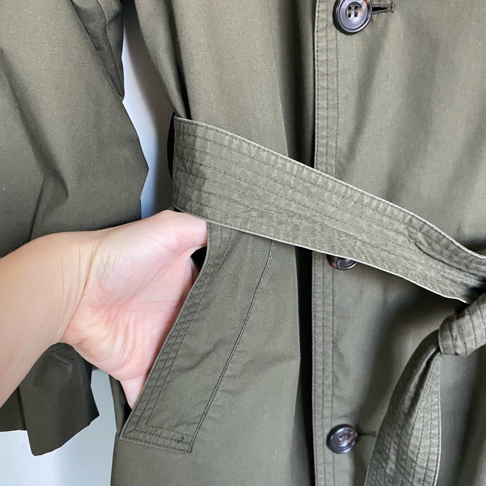 Vintage TOWNE from London Fog Long Trench Coat Size 44 Reg - Picture 13 of 15